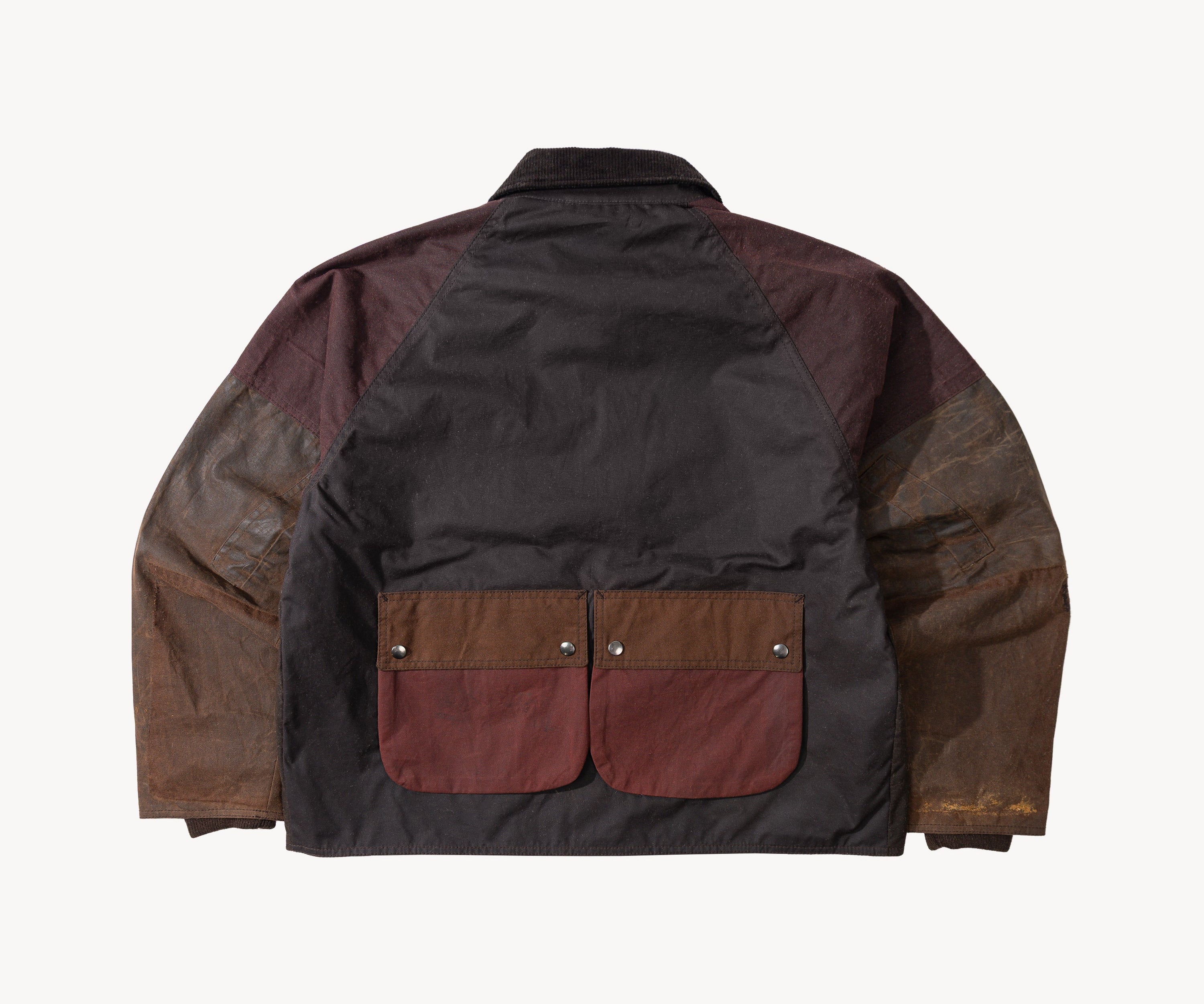 REWORK® KEEPER WAX JACKET - N° 037 Coats & Jackets LARGE / BROWN - BRUT Clothing US