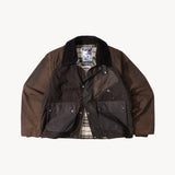 REWORK® KEEPER WAX JACKET - N° 038 Coats & Jackets LARGE / BROWN - BRUT Clothing US