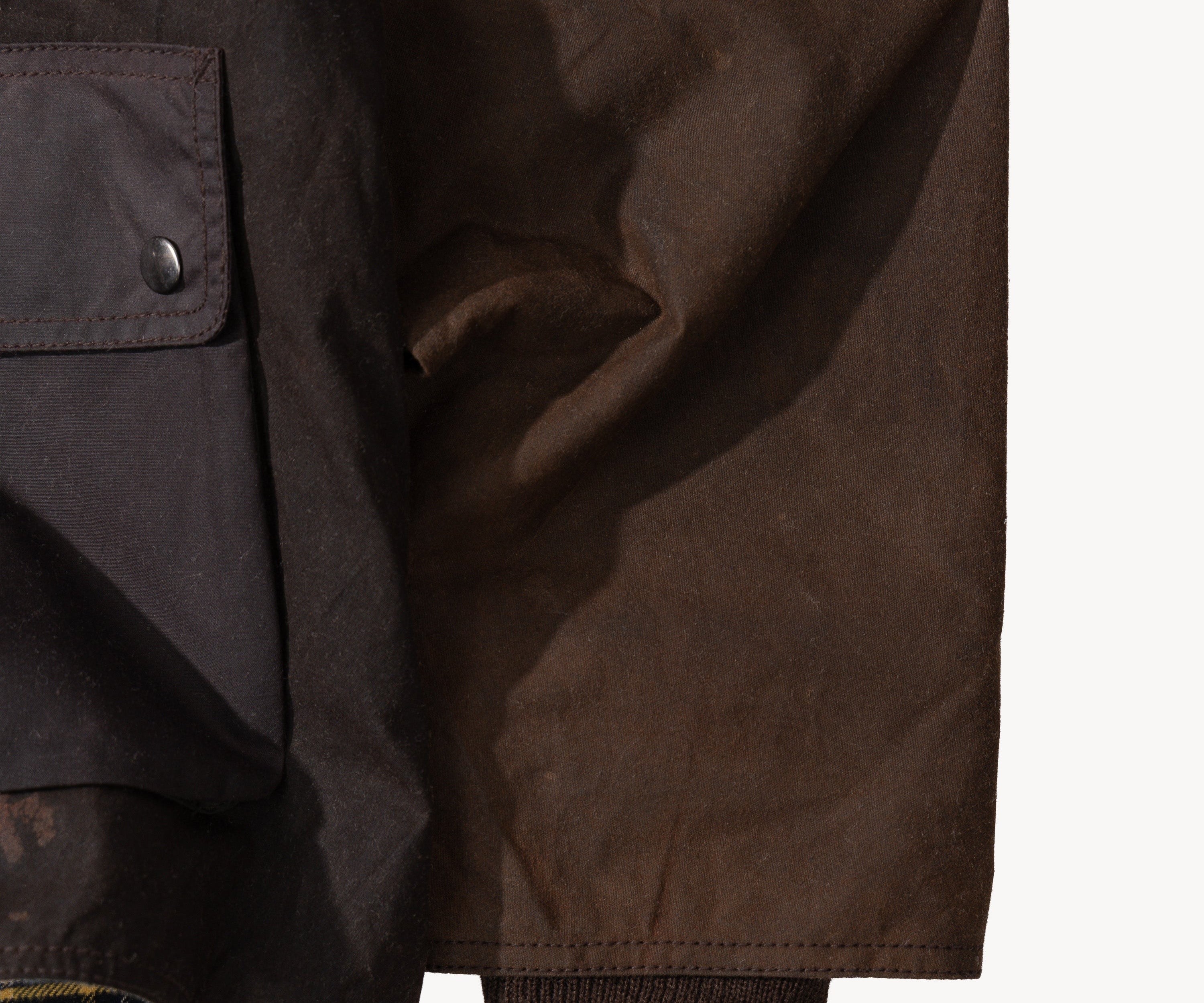 REWORK® KEEPER WAX JACKET - N° 038 Coats & Jackets LARGE / BROWN - BRUT Clothing US