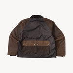 REWORK® KEEPER WAX JACKET - N° 038 Coats & Jackets LARGE / BROWN - BRUT Clothing US