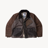 REWORK® KEEPER WAX JACKET - N° 039 Coats & Jackets LARGE / BROWN - BRUT Clothing US
