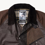 REWORK® KEEPER WAX JACKET - N° 039 Coats & Jackets LARGE / BROWN - BRUT Clothing US