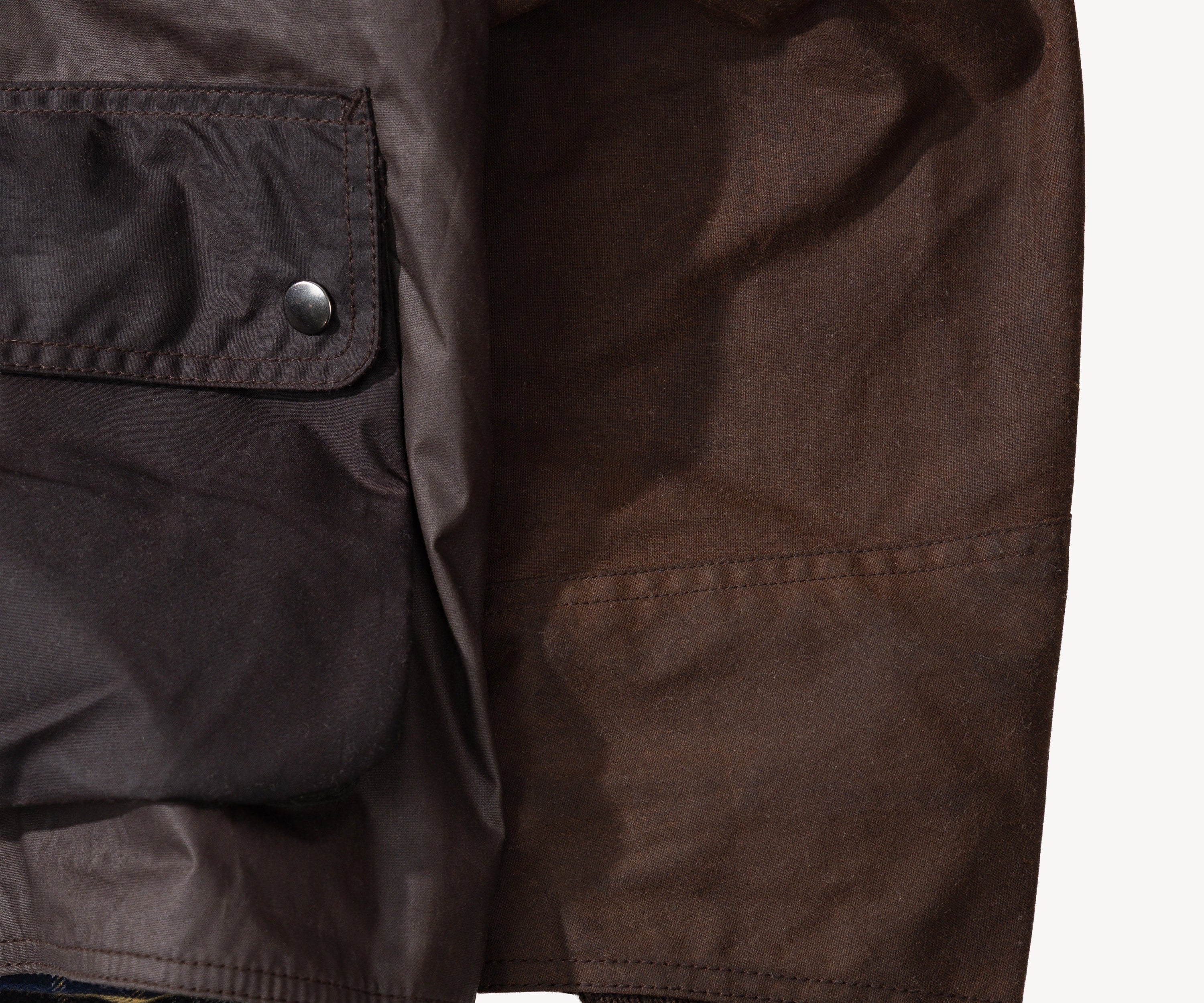 REWORK® KEEPER WAX JACKET - N° 039 Coats & Jackets LARGE / BROWN - BRUT Clothing US