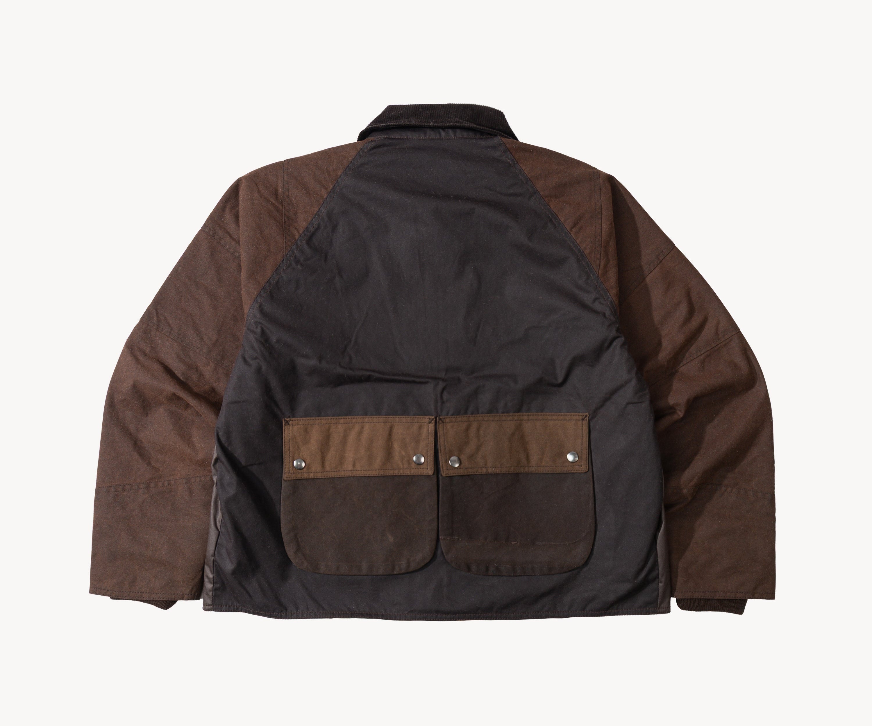 REWORK® KEEPER WAX JACKET - N° 039 Coats & Jackets LARGE / BROWN - BRUT Clothing US