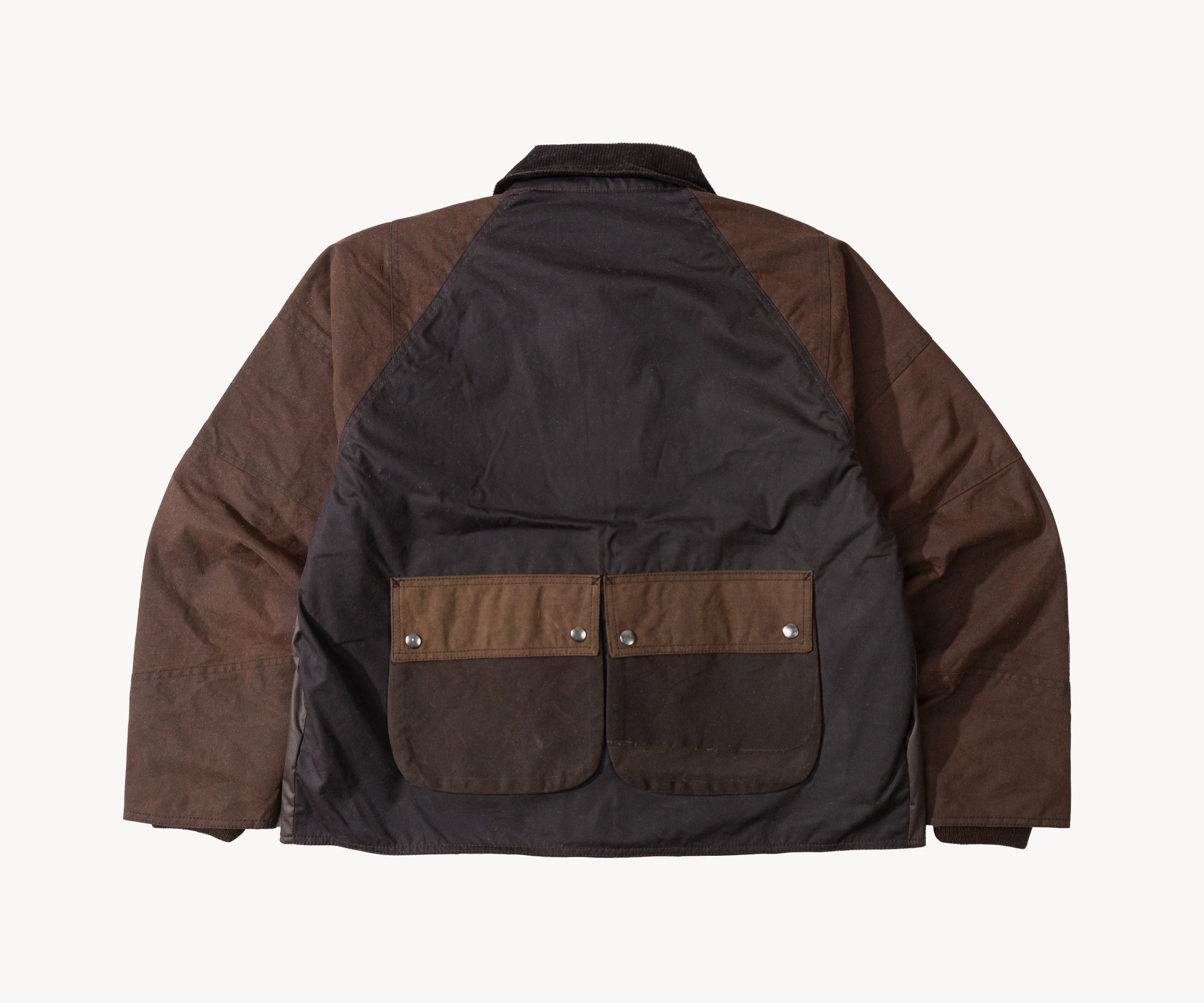 REWORK® KEEPER WAX JACKET - N° 039 Coats & Jackets LARGE / BROWN - BRUT Clothing US