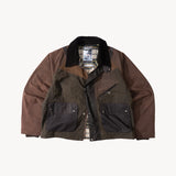 REWORK® KEEPER WAX JACKET - N° 040 Coats & Jackets LARGE / BROWN - BRUT Clothing US