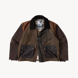 REWORK® KEEPER WAX JACKET - N° 041 Coats & Jackets LARGE / BROWN - BRUT Clothing US