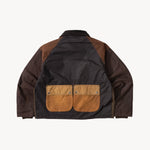 REWORK® KEEPER WAX JACKET - N° 041 Coats & Jackets LARGE / BROWN - BRUT Clothing US