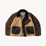 REWORK® KEEPER WAX JACKET - N° 042 Coats & Jackets LARGE / BROWN - BRUT Clothing US