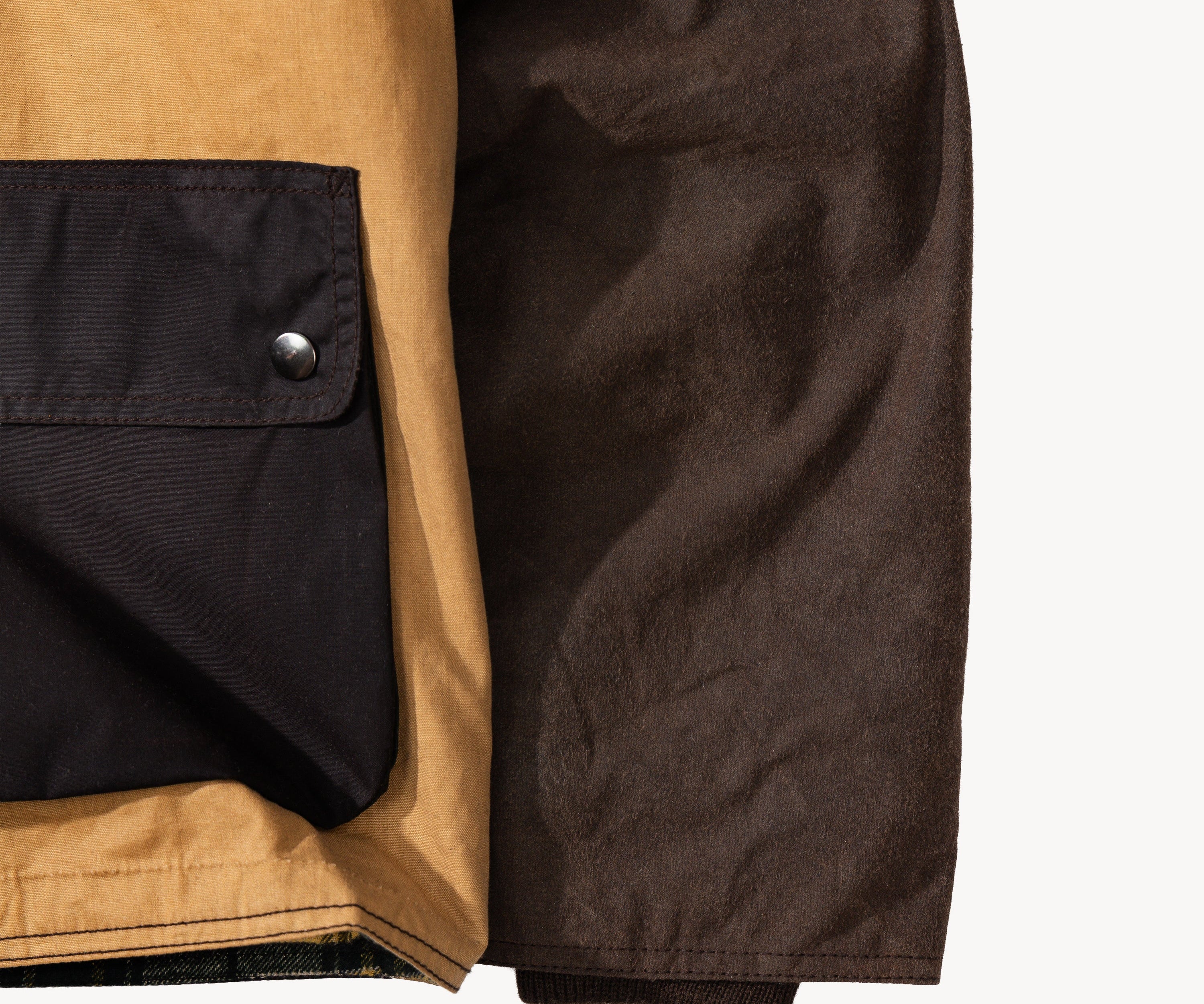 REWORK® KEEPER WAX JACKET - N° 042 Coats & Jackets LARGE / BROWN - BRUT Clothing US
