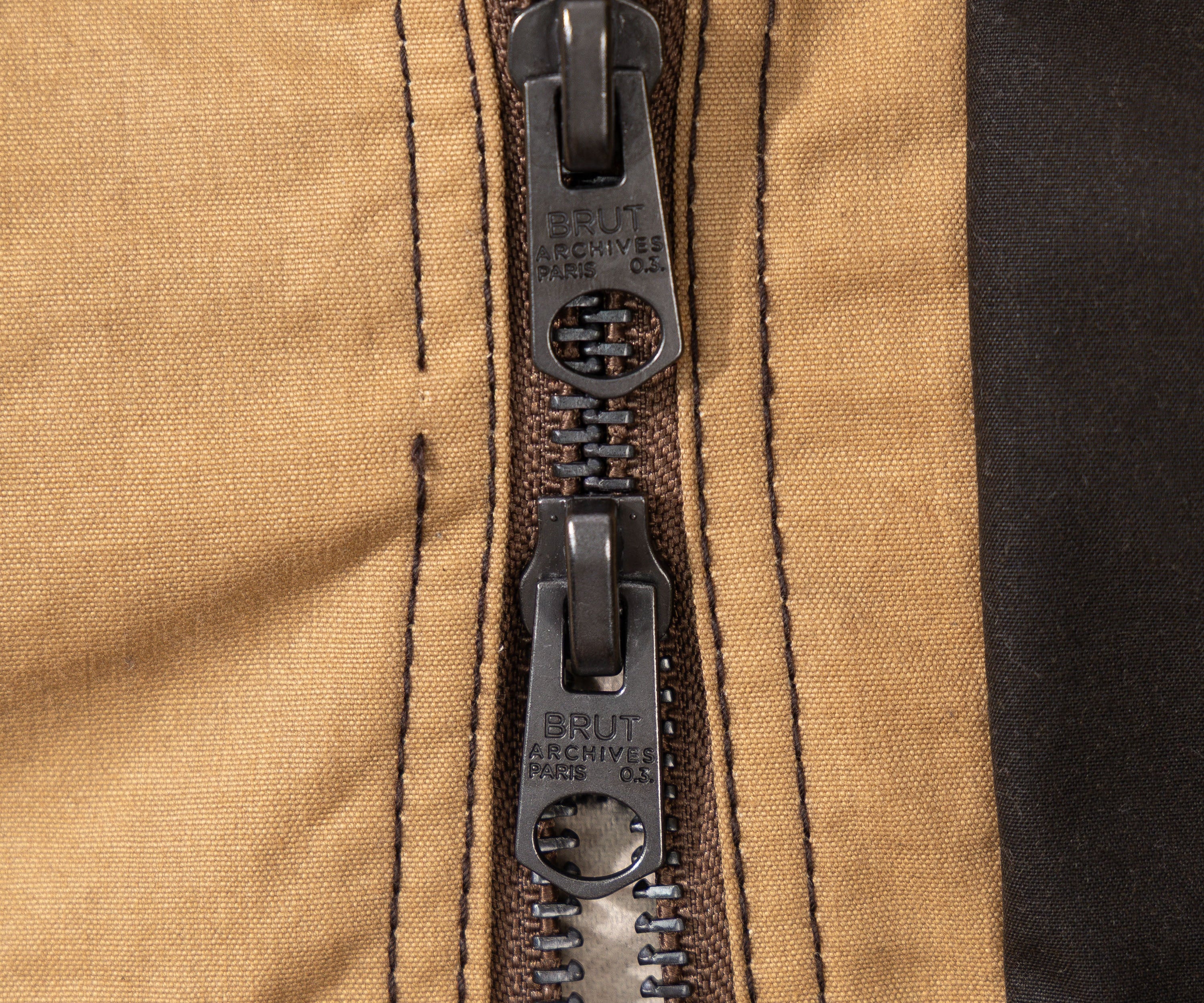 REWORK® KEEPER WAX JACKET - N° 042 Coats & Jackets LARGE / BROWN - BRUT Clothing US