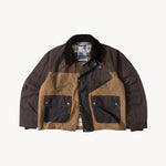 REWORK® KEEPER WAX JACKET - N° 043 Coats & Jackets LARGE / BROWN - BRUT Clothing US