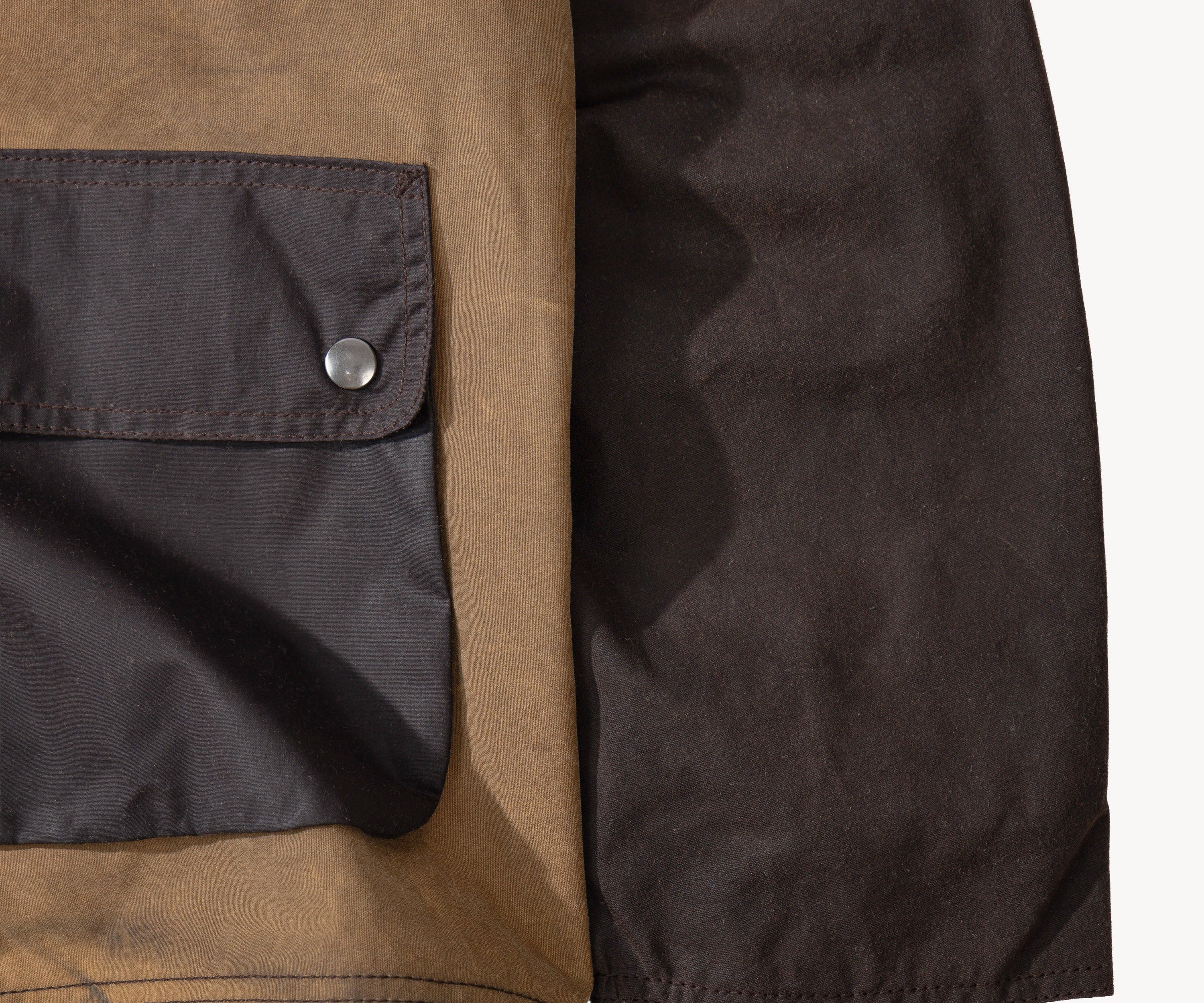REWORK® KEEPER WAX JACKET - N° 043 Coats & Jackets LARGE / BROWN - BRUT Clothing US