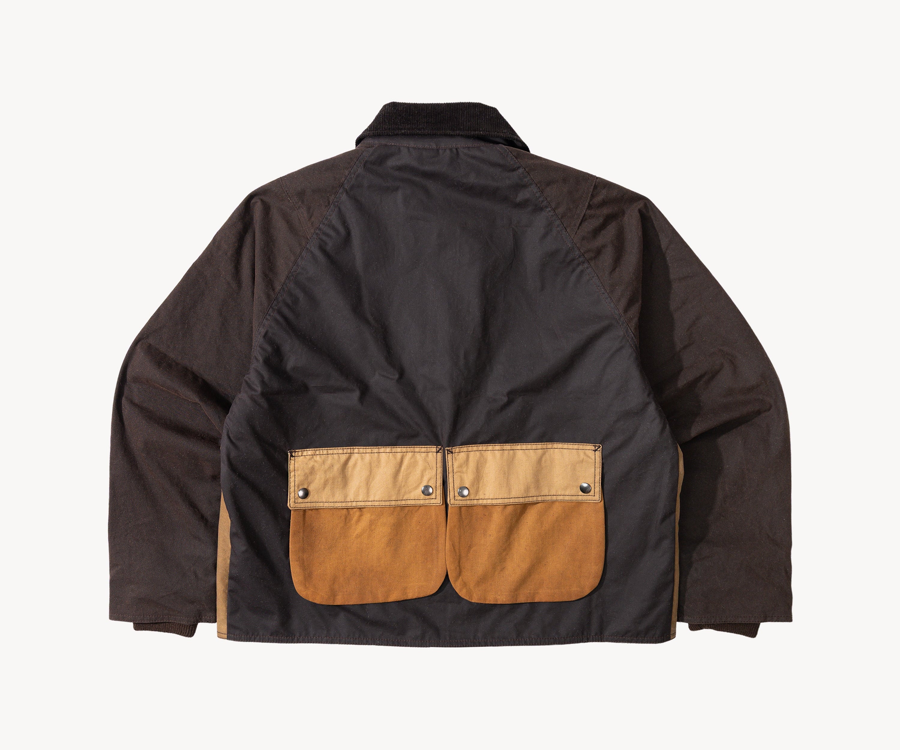 REWORK® KEEPER WAX JACKET - N° 043 Coats & Jackets LARGE / BROWN - BRUT Clothing US