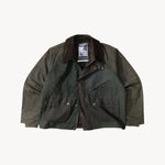 REWORK® KEEPER WAX JACKET - N° 048 Coats & Jackets LARGE / GREEN - BRUT Clothing US