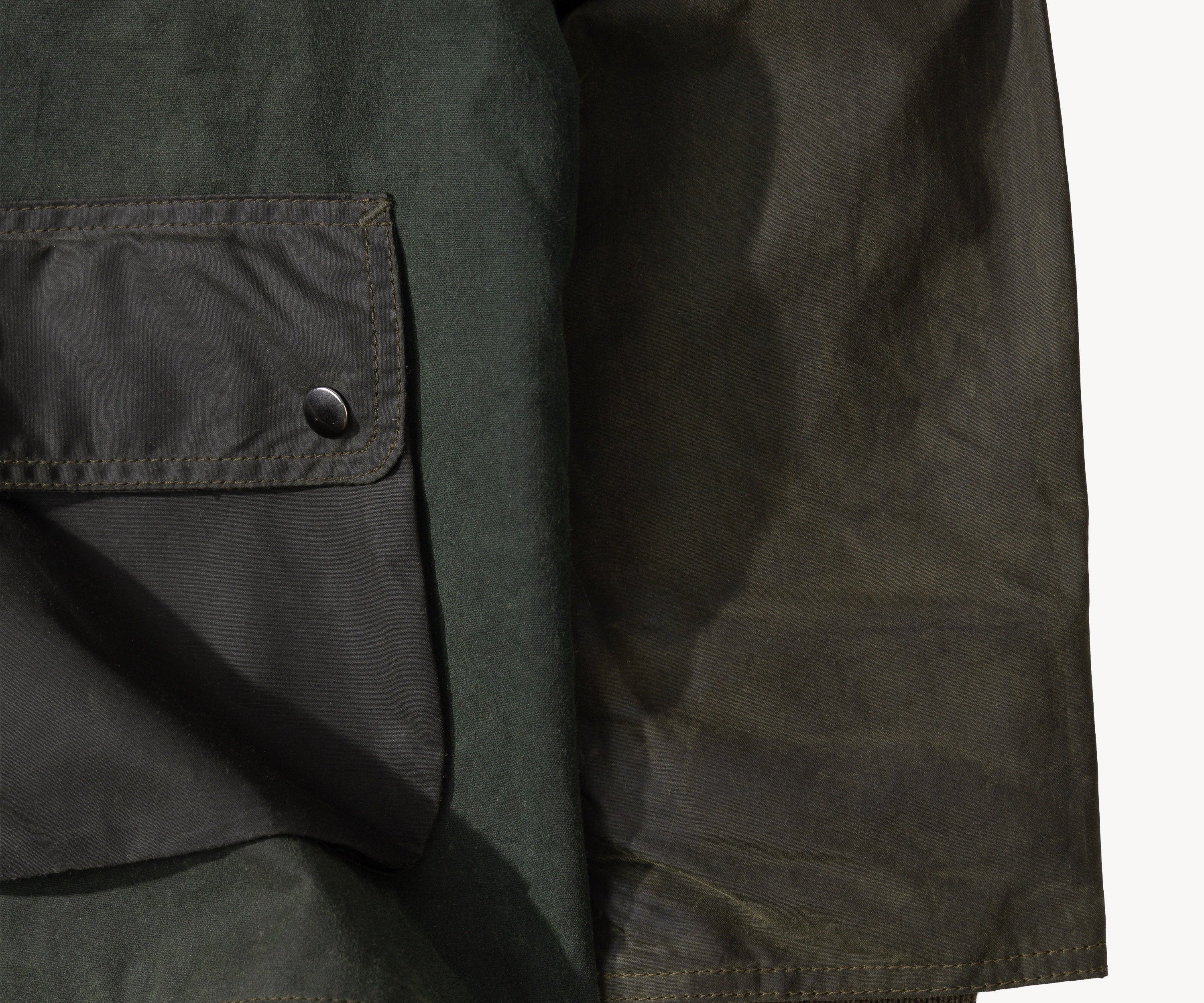 REWORK® KEEPER WAX JACKET - N° 048 Coats & Jackets LARGE / GREEN - BRUT Clothing US