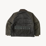 REWORK® KEEPER WAX JACKET - N° 048 Coats & Jackets LARGE / GREEN - BRUT Clothing US