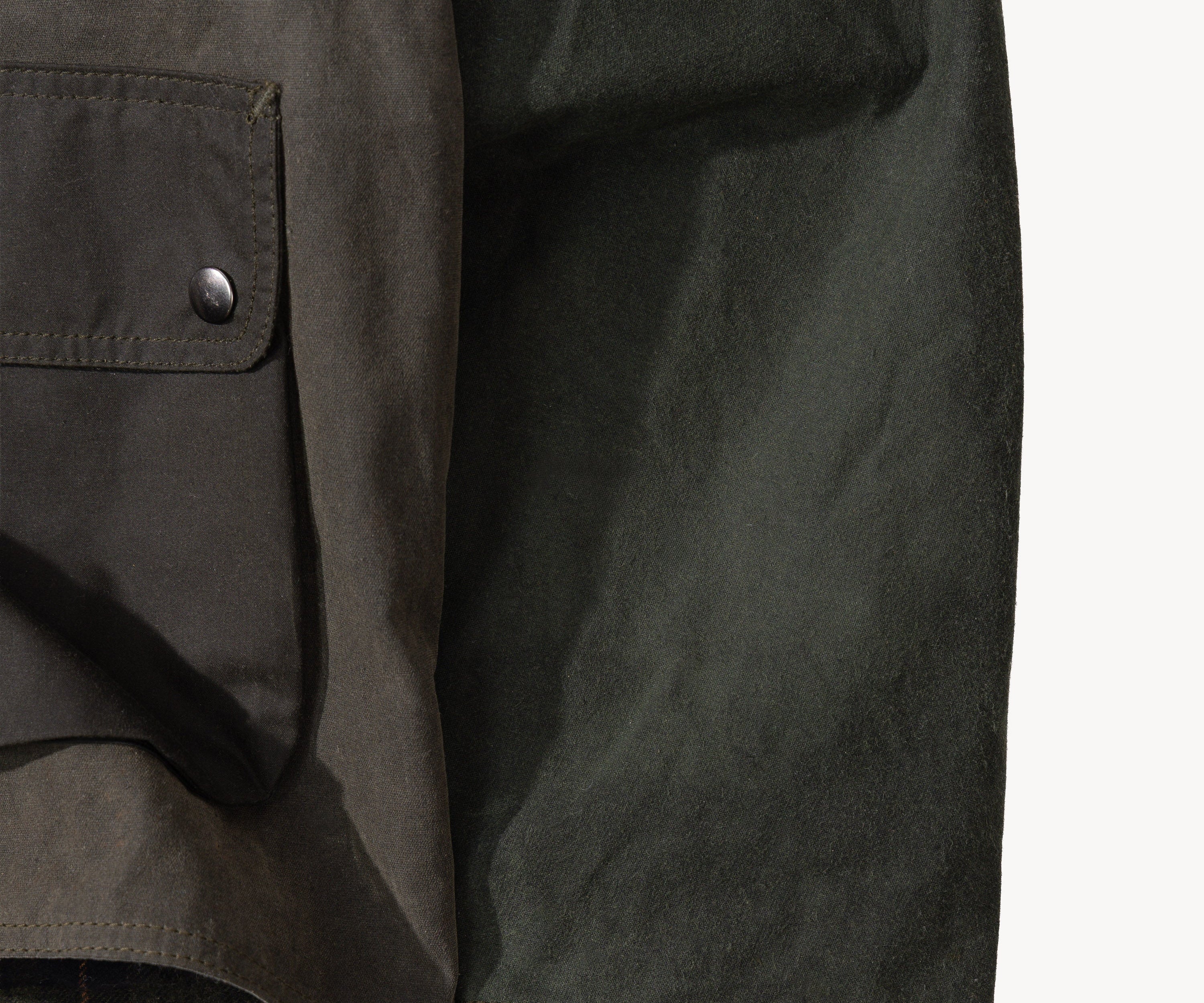 REWORK® KEEPER WAX JACKET - N° 049 Coats & Jackets LARGE / GREEN - BRUT Clothing US