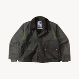 REWORK® KEEPER WAX JACKET - N° 052 Coats & Jackets LARGE / GREEN - BRUT Clothing US