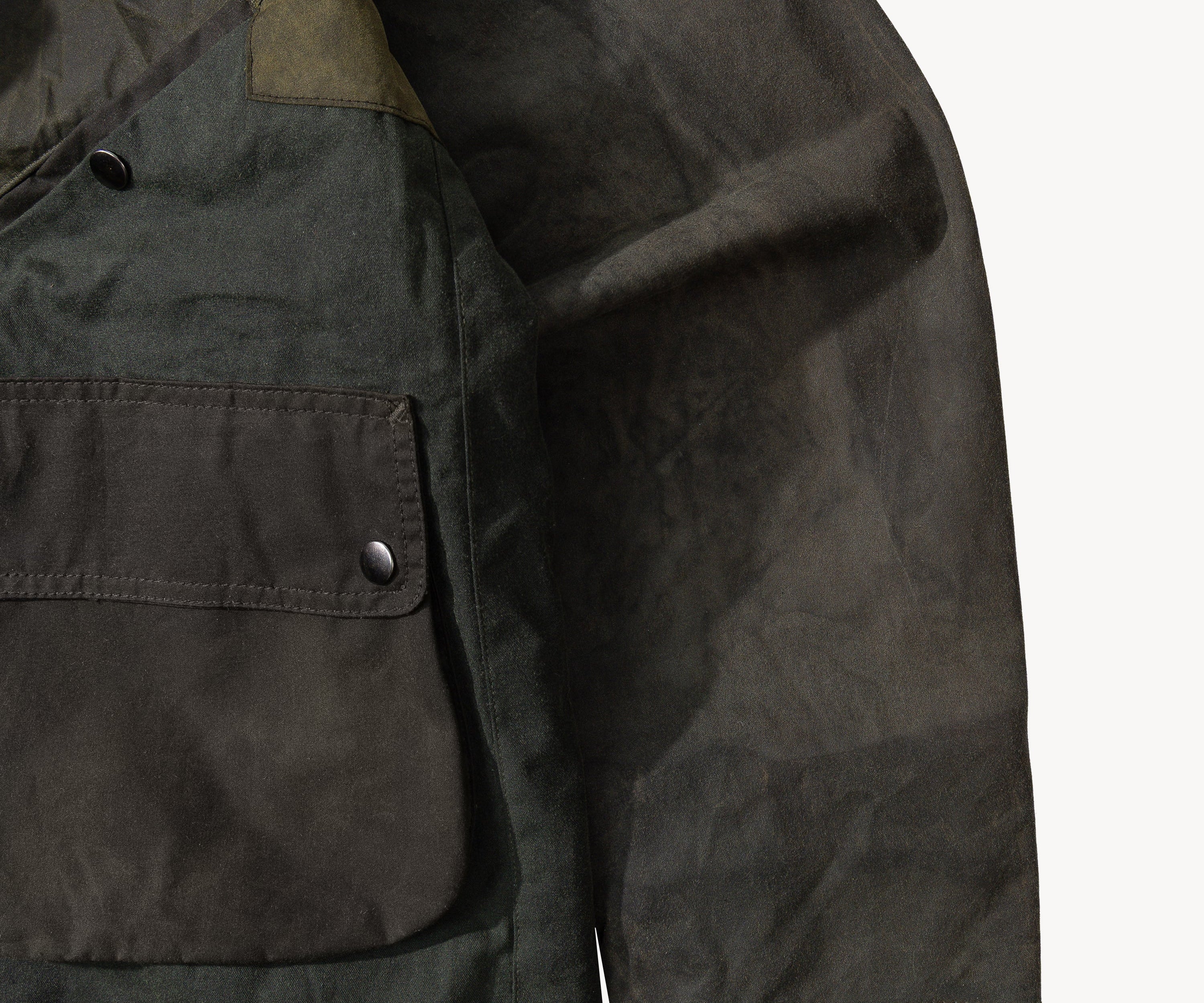 REWORK® KEEPER WAX JACKET - N° 052 Coats & Jackets LARGE / GREEN - BRUT Clothing US