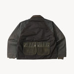 REWORK® KEEPER WAX JACKET - N° 052 Coats & Jackets LARGE / GREEN - BRUT Clothing US