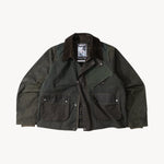 REWORK® KEEPER WAX JACKET - N° 053 Coats & Jackets LARGE / GREEN - BRUT Clothing US