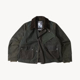 REWORK® KEEPER WAX JACKET - N° 053 Coats & Jackets LARGE / GREEN - BRUT Clothing US