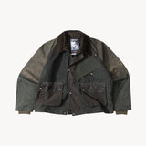 REWORK® KEEPER WAX JACKET - N° 054 Coats & Jackets LARGE / GREEN - BRUT Clothing US