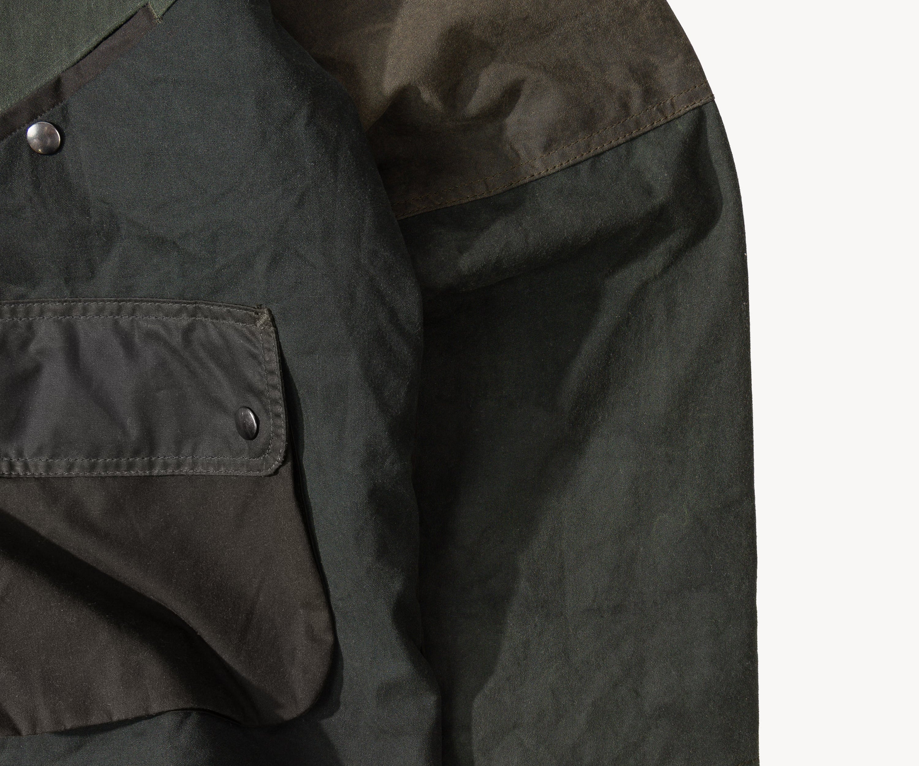 REWORK® KEEPER WAX JACKET - N° 054 Coats & Jackets LARGE / GREEN - BRUT Clothing US