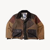 REWORK® KEEPER WAX JACKET - N° 015 Coats & Jackets MEDIUM / BROWN - BRUT Clothing US