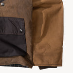 REWORK® KEEPER WAX JACKET - N° 015 Coats & Jackets MEDIUM / BROWN - BRUT Clothing US