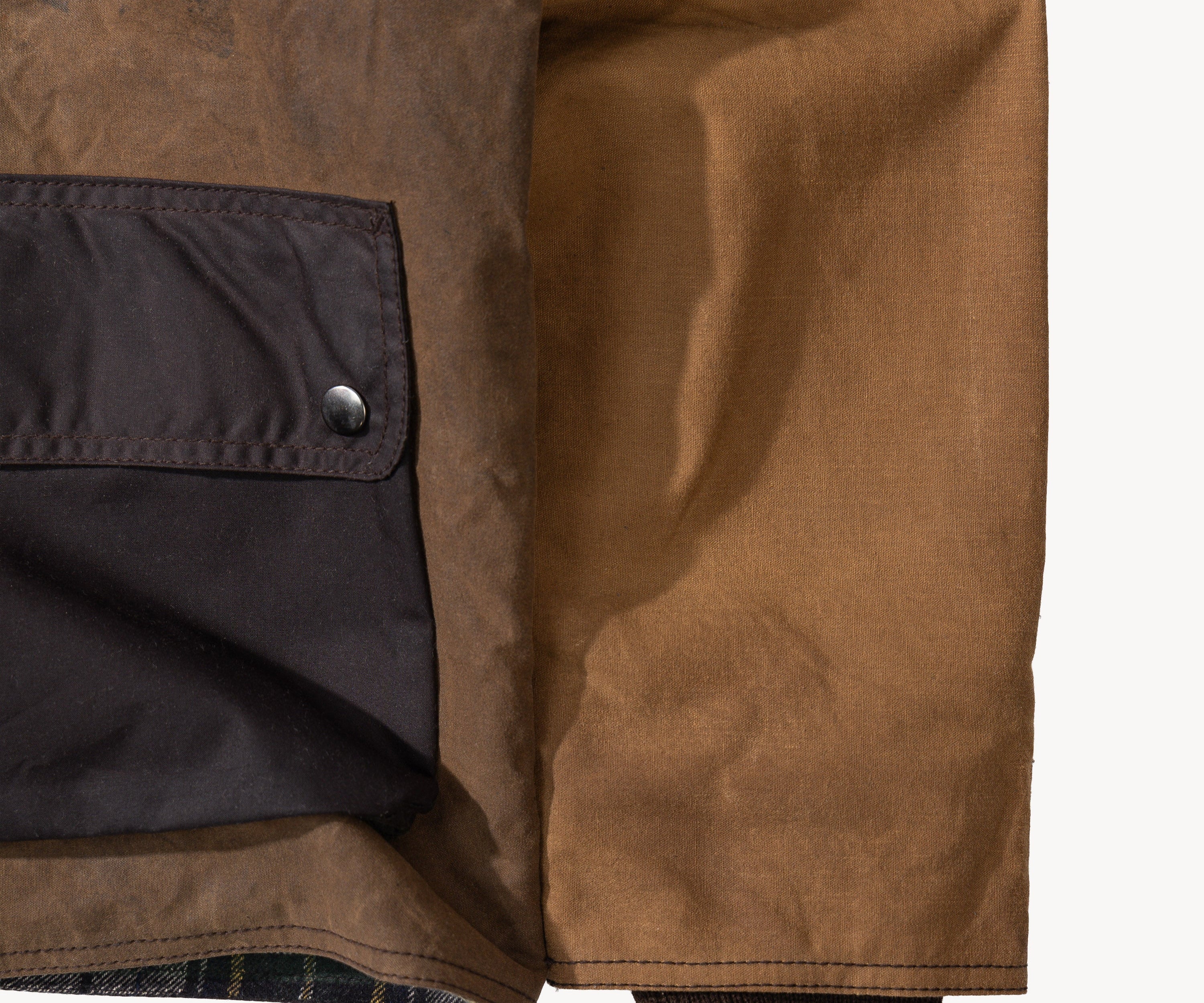 REWORK® KEEPER WAX JACKET - N° 015 Coats & Jackets MEDIUM / BROWN - BRUT Clothing US