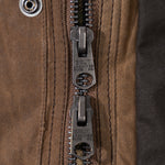 REWORK® KEEPER WAX JACKET - N° 015 Coats & Jackets MEDIUM / BROWN - BRUT Clothing US