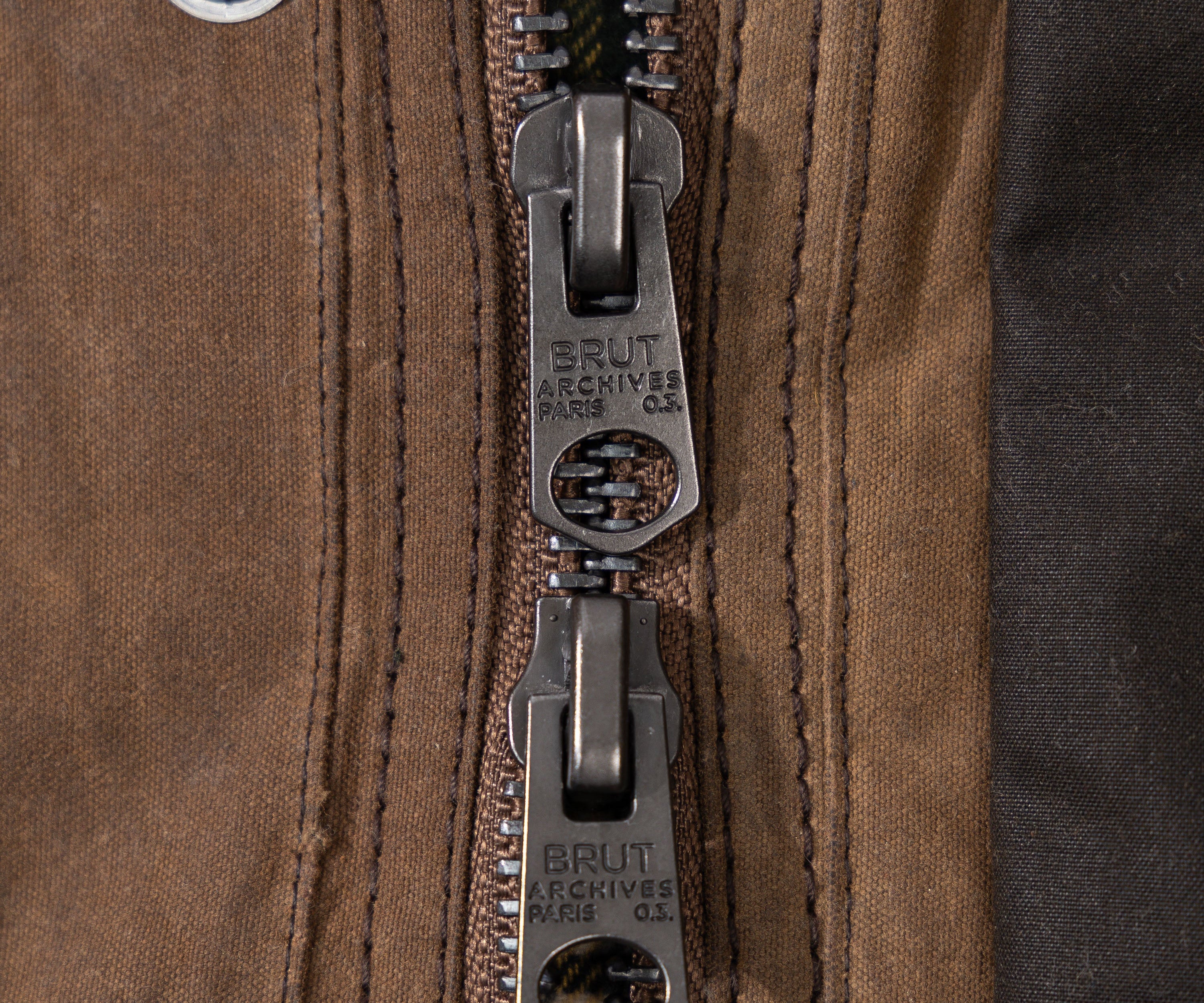 REWORK® KEEPER WAX JACKET - N° 015 Coats & Jackets MEDIUM / BROWN - BRUT Clothing US