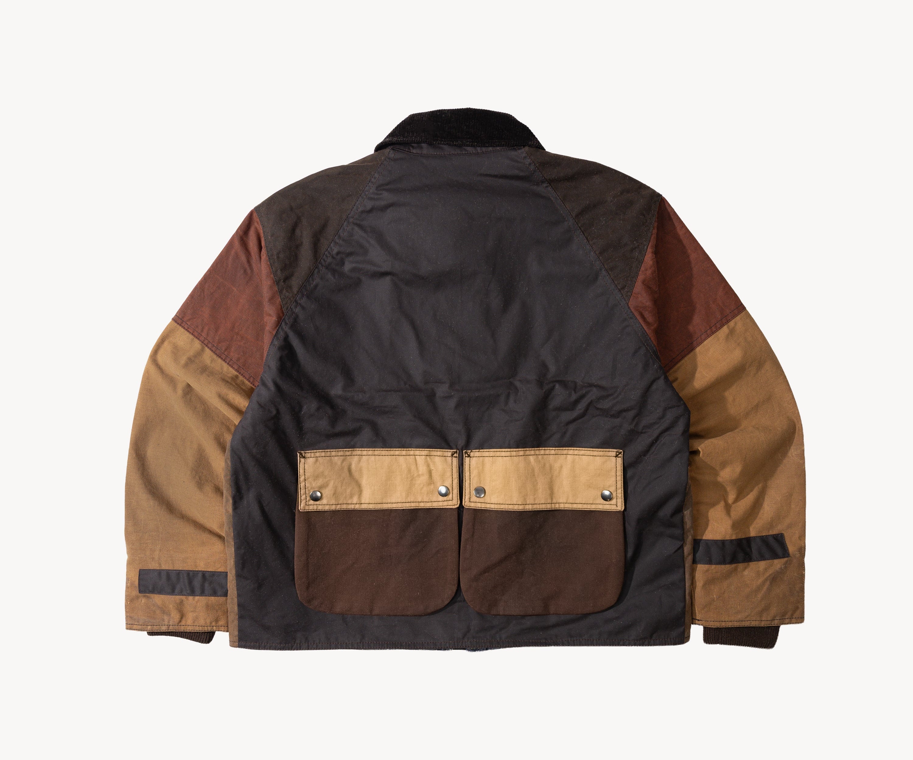 REWORK® KEEPER WAX JACKET - N° 015 Coats & Jackets MEDIUM / BROWN - BRUT Clothing US