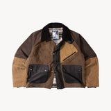 REWORK® KEEPER WAX JACKET - N° 016 Coats & Jackets MEDIUM / BROWN - BRUT Clothing US