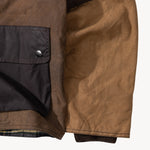 REWORK® KEEPER WAX JACKET - N° 016 Coats & Jackets MEDIUM / BROWN - BRUT Clothing US