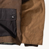 REWORK® KEEPER WAX JACKET - N° 016 Coats & Jackets MEDIUM / BROWN - BRUT Clothing US