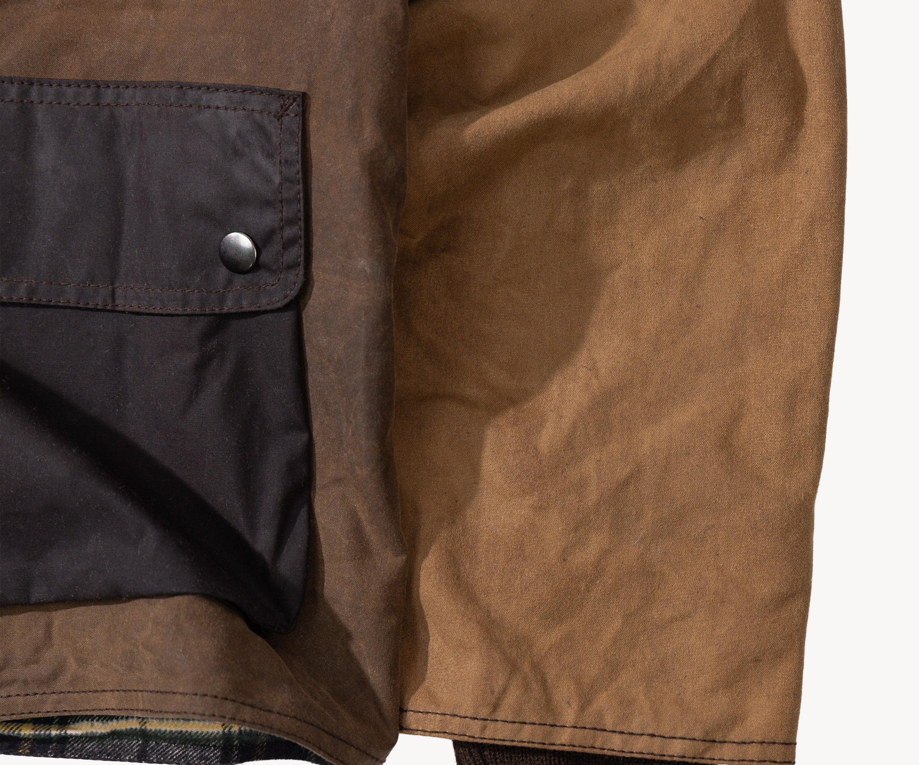 REWORK® KEEPER WAX JACKET - N° 016 Coats & Jackets MEDIUM / BROWN - BRUT Clothing US