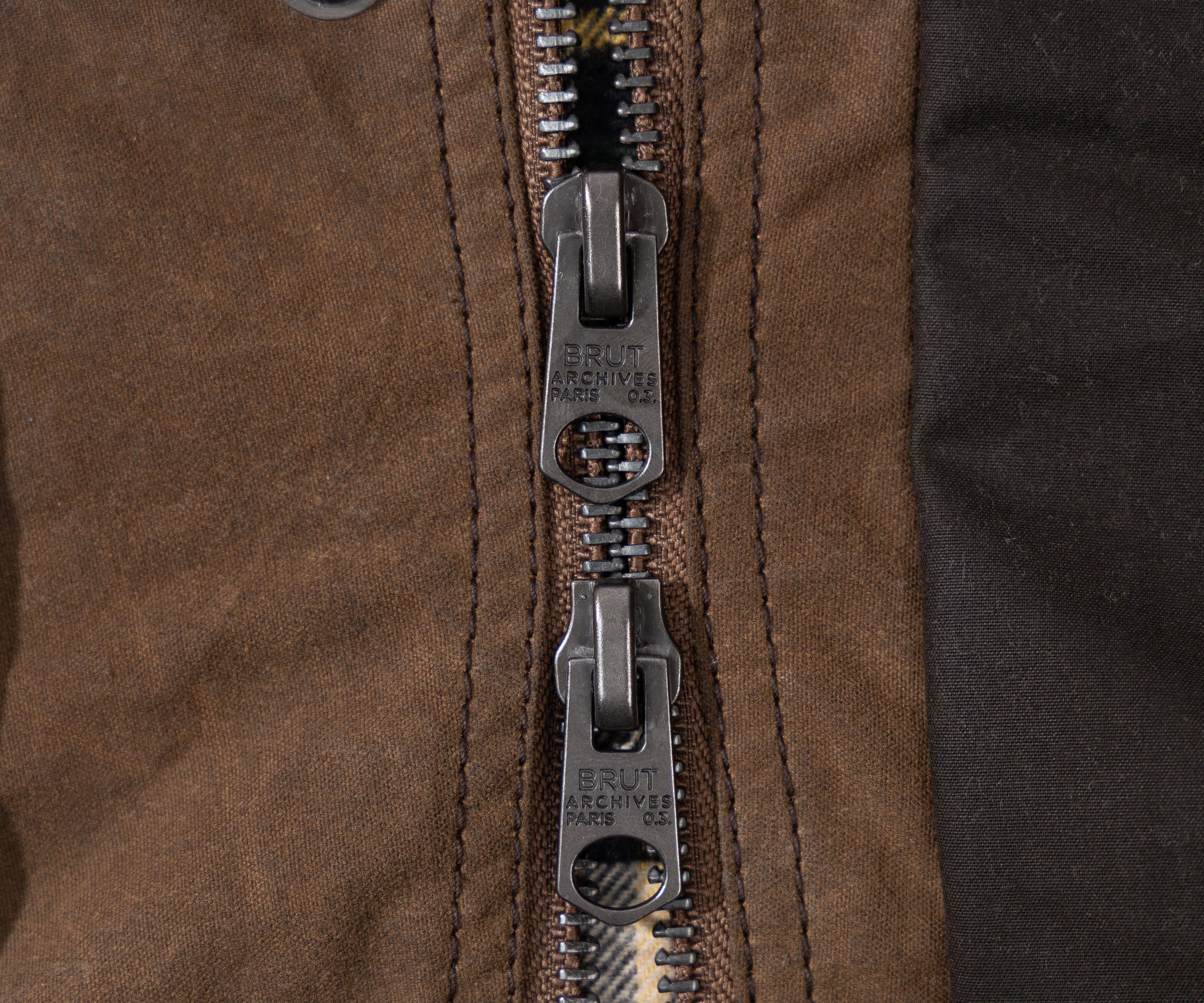 REWORK® KEEPER WAX JACKET - N° 016 Coats & Jackets MEDIUM / BROWN - BRUT Clothing US