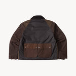 REWORK® KEEPER WAX JACKET - N° 017 Coats & Jackets MEDIUM / BROWN - BRUT Clothing US