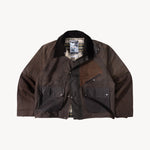REWORK® KEEPER WAX JACKET - N° 018 Coats & Jackets MEDIUM / BROWN - BRUT Clothing US