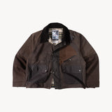 REWORK® KEEPER WAX JACKET - N° 018 Coats & Jackets MEDIUM / BROWN - BRUT Clothing US