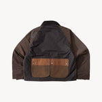 REWORK® KEEPER WAX JACKET - N° 018 Coats & Jackets MEDIUM / BROWN - BRUT Clothing US