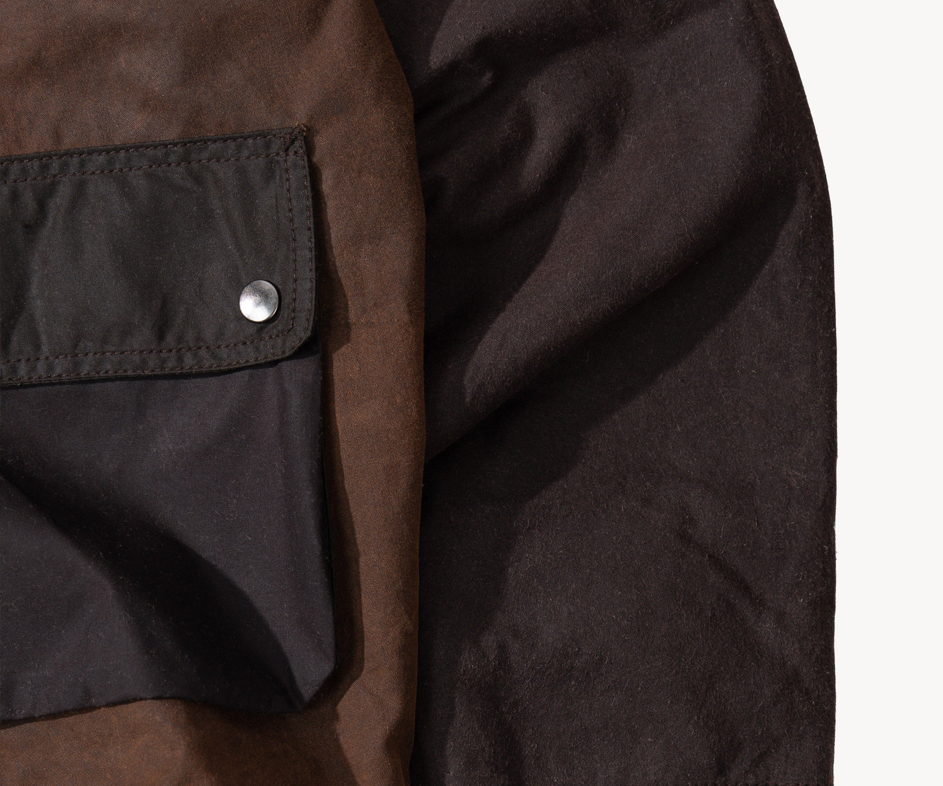 REWORK® KEEPER WAX JACKET - N° 019 Coats & Jackets MEDIUM / BROWN - BRUT Clothing US
