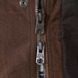 REWORK® KEEPER WAX JACKET - N° 019 Coats & Jackets MEDIUM / BROWN - BRUT Clothing US
