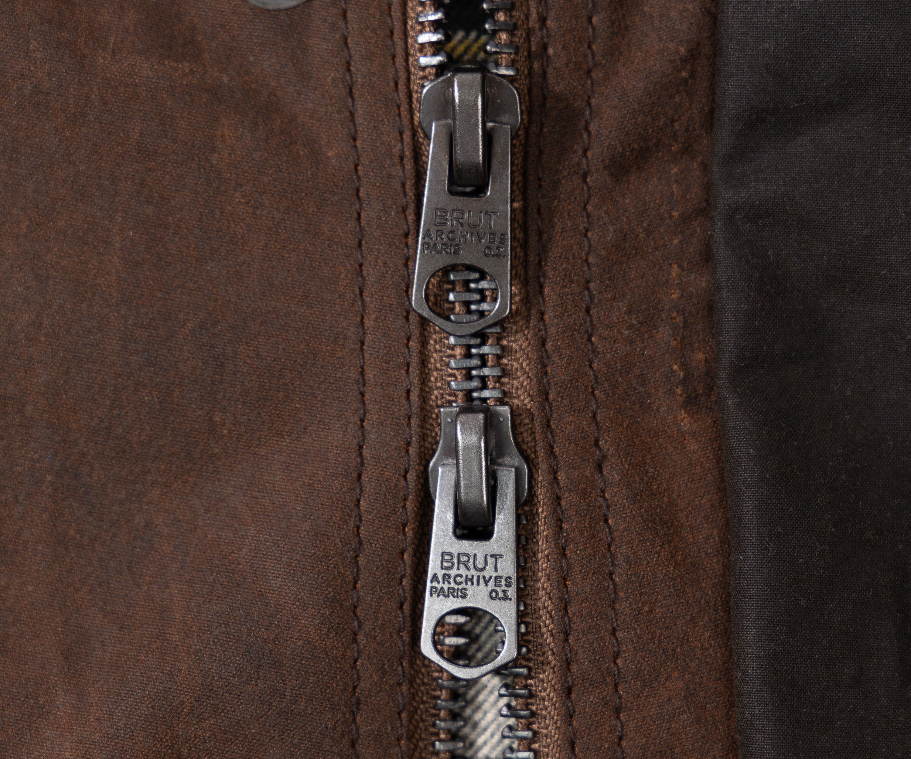 REWORK® KEEPER WAX JACKET - N° 019 Coats & Jackets MEDIUM / BROWN - BRUT Clothing US
