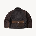 REWORK® KEEPER WAX JACKET - N° 019 Coats & Jackets MEDIUM / BROWN - BRUT Clothing US