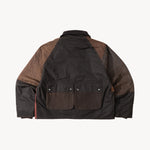 REWORK® KEEPER WAX JACKET - N° 020 Coats & Jackets MEDIUM / BROWN - BRUT Clothing US
