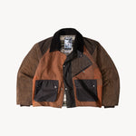 REWORK® KEEPER WAX JACKET - N° 021 Coats & Jackets MEDIUM / BROWN - BRUT Clothing US